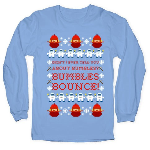 Yukon Cornelius and Bumble Ugly Sweater Longsleeve Tee